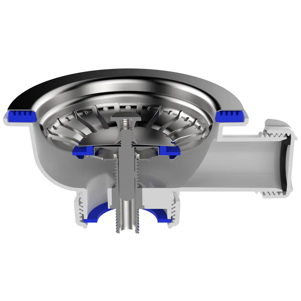 Equation Донный клапан для кухонной мойки с системой click-clack 89209828 STLM-0800271 - Вид №4