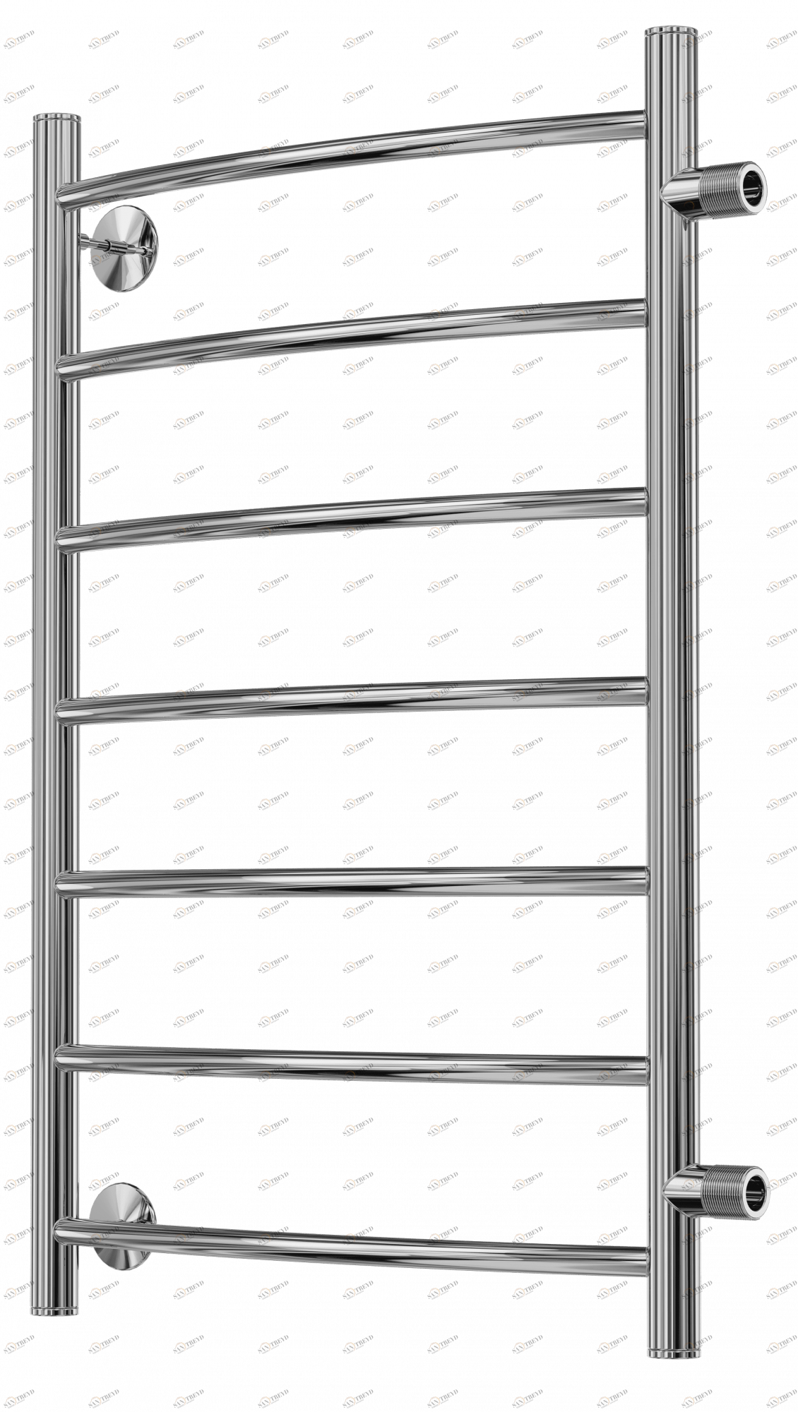 4670030726278 ЭКОНОМ Классик П7 500х796 б/п 600 Полотенцесушитель TERMINUS RAL 9005 матовый