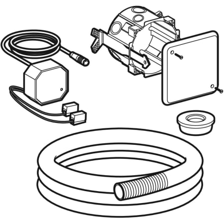 115.861.00.1 Монтажный комплект Geberit для систем электронного управления смывом унитаза Geberit  - Вид №1