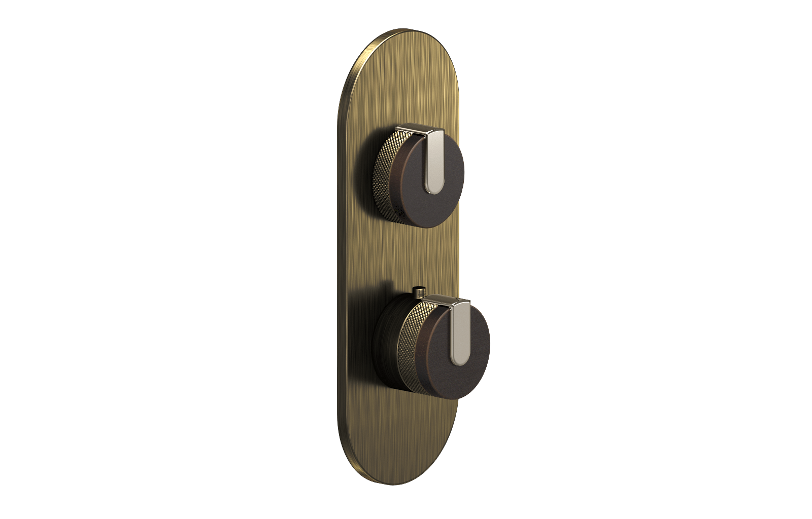 E-8026-R1OBE0-L1PN-VBB-T Планка M-Series с 2 ручками - Внешняя часть GRAFF MOD+