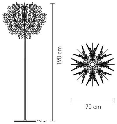 Slamp Лампа заземления Fiorella sun-id-1384486 - Вид №4