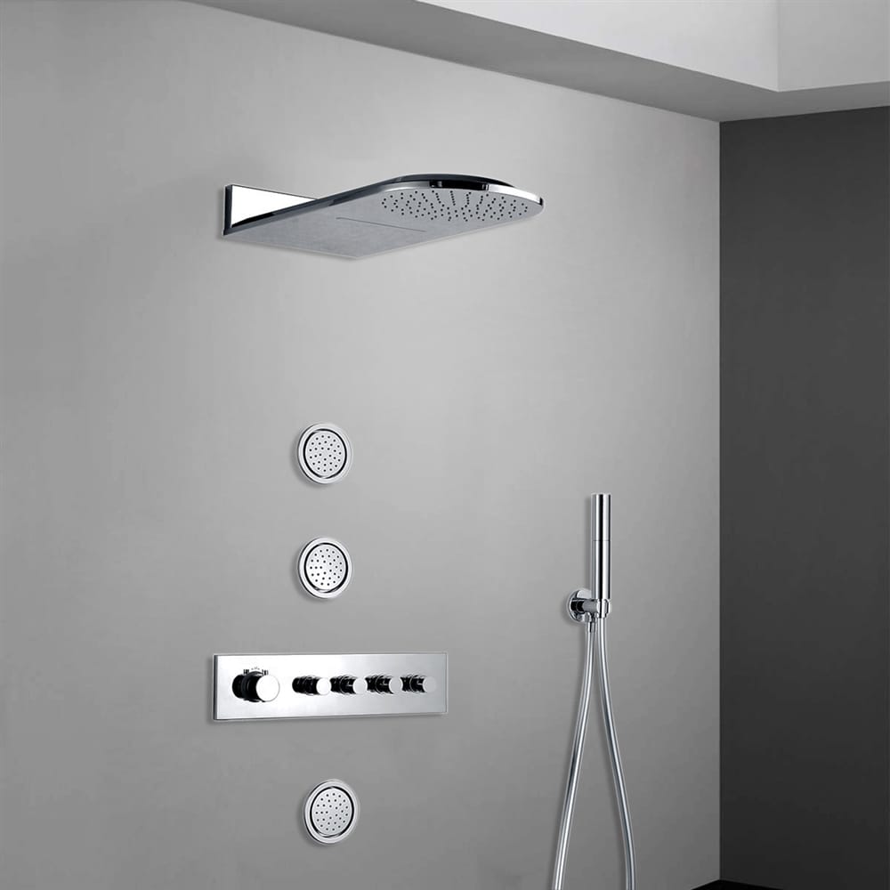 Термостатический набор для душа с душем Fontana Showers FS9587 ARCH-00045441 - Вид №1