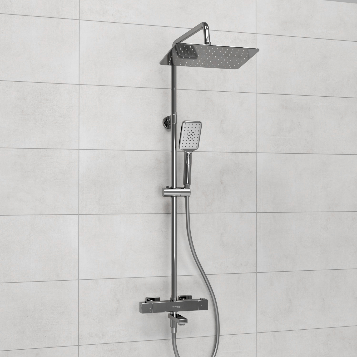 A199.069.126.087.CH Thermo Душевой комплект с термостатическим смесителем WasserKRAFT 