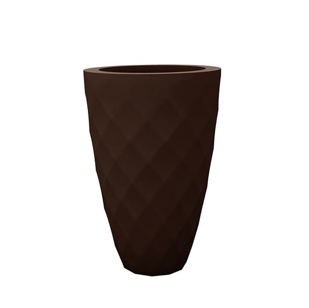 073145 Кашпо Nano матовое бронзовое 36см Vondom Vases