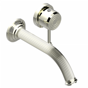 U9K-6541B Trim only for Built-in basin mixer with spout (two x 1/2'' inlets and one 1/2'' outlet), without waste Thg-paris Grand central с металлическими ручками-крестиками Никель