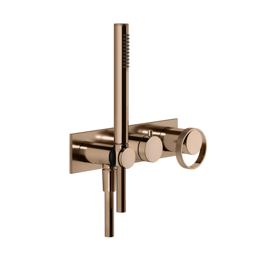 Смеситель для душа 63343 030 Gessi Anello МЕДЬ PVD 63343030