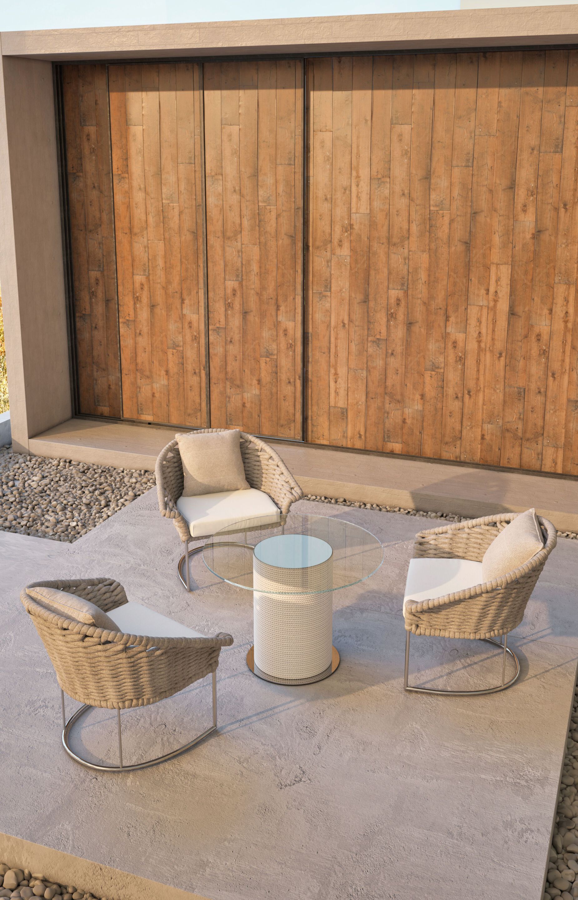 Садовый стул из полипропиленовой веревки Galbiati Outdoor Alpemare Collection ARCH-00015475 - Вид №4