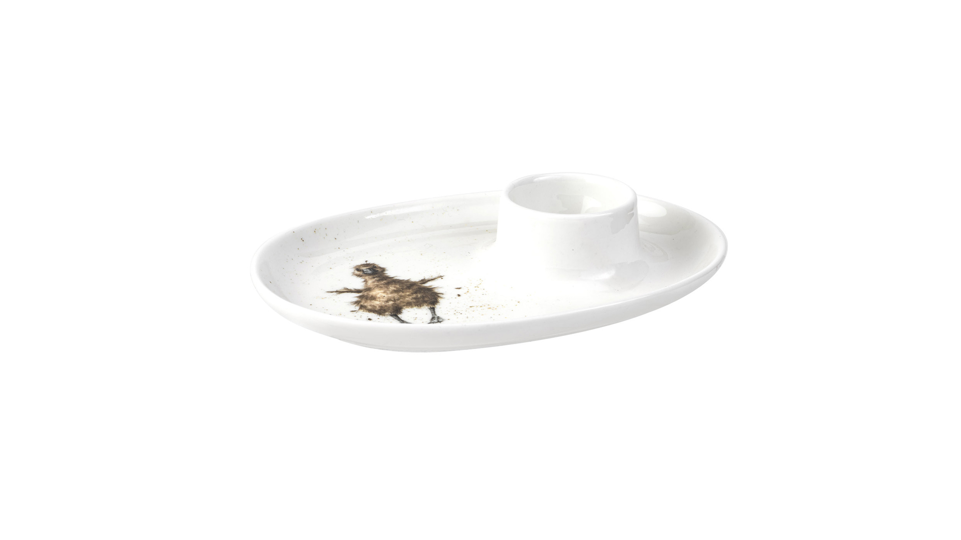 10637560 Royal Worcester Подставка для яйца Royal Worcester "Забавная фауна","Утёнок" 18х13,5см Фарфор костяной  - Вид №1