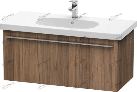 XL604907979 Тумбочка подвесная X-Large #XL6049 1000 x 458 мм Орех натуральный, декор Duravit