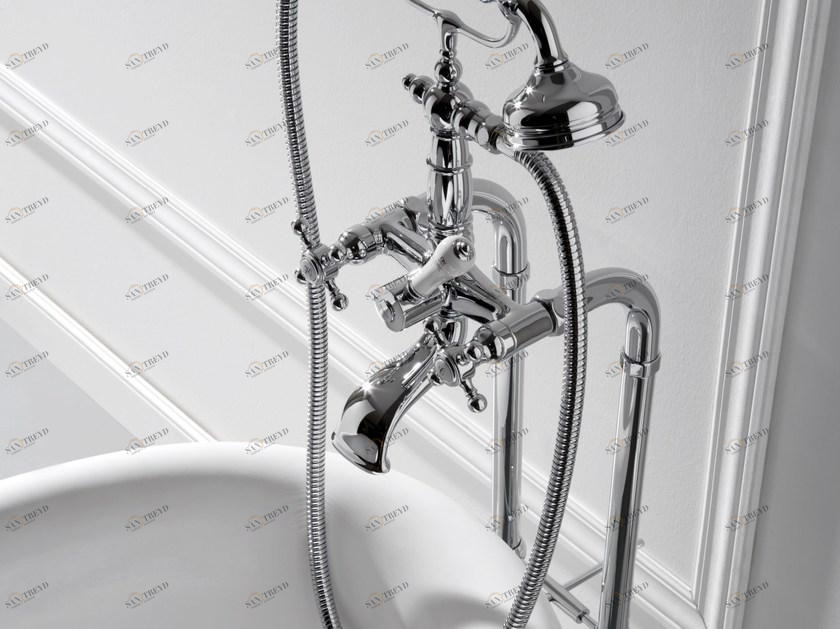 GRAFF Напольный смеситель для ванны с ручным душем Canterbury sun-id-1387151