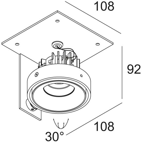 Delta Light Квадратный регулируемый светодиодный прожектор Grid in sun-id-1387852 - Вид №6