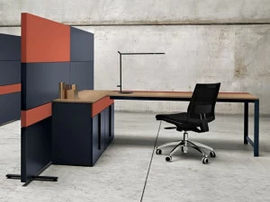 Manerba Угловой стол со встроенной полкой K-word F188/f190/f192/f194