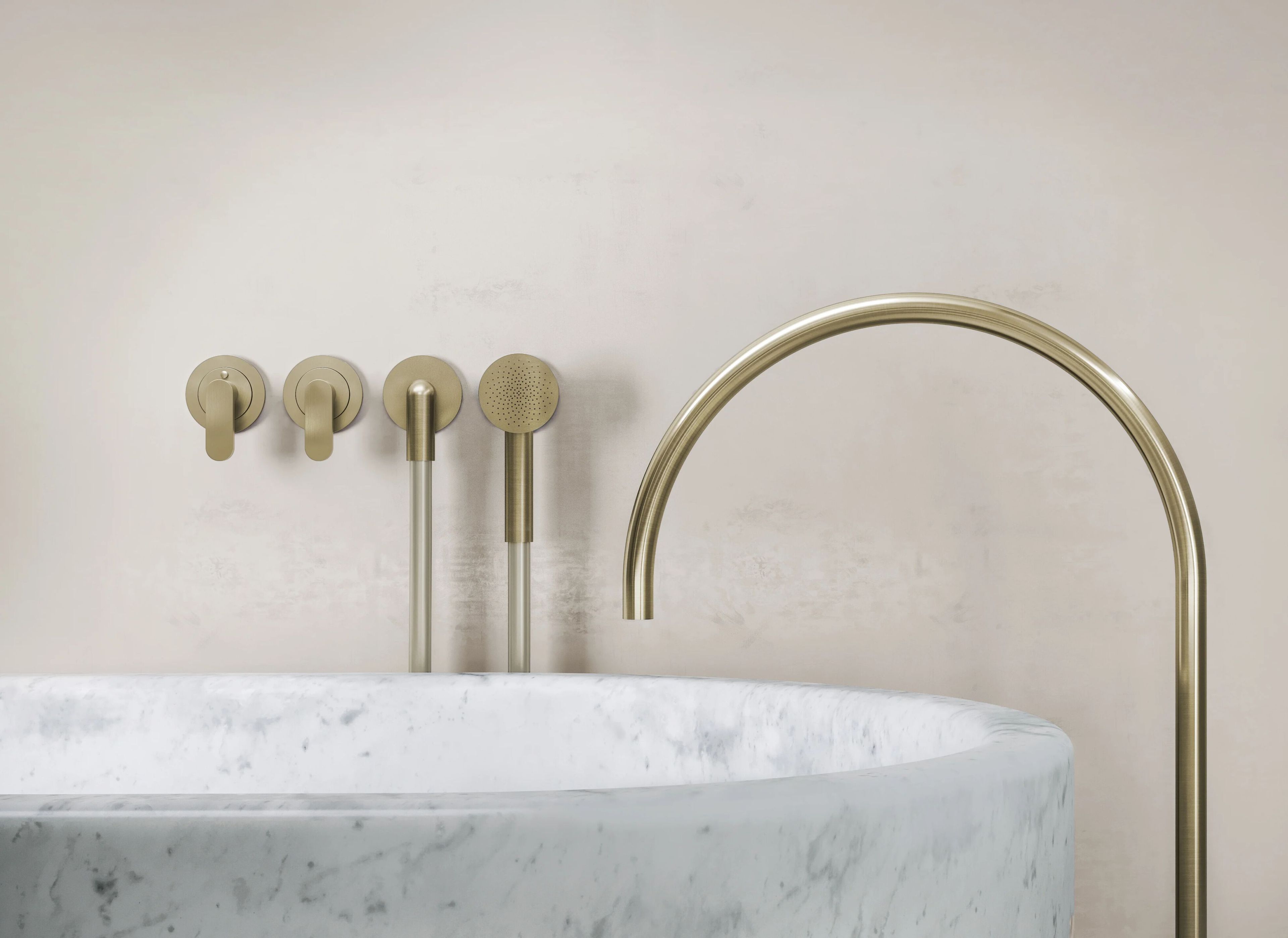 Набор термостатических ванн из нержавеющей стали с ручным душем COCOON John Pawson ARCH-00047302 - Вид №4