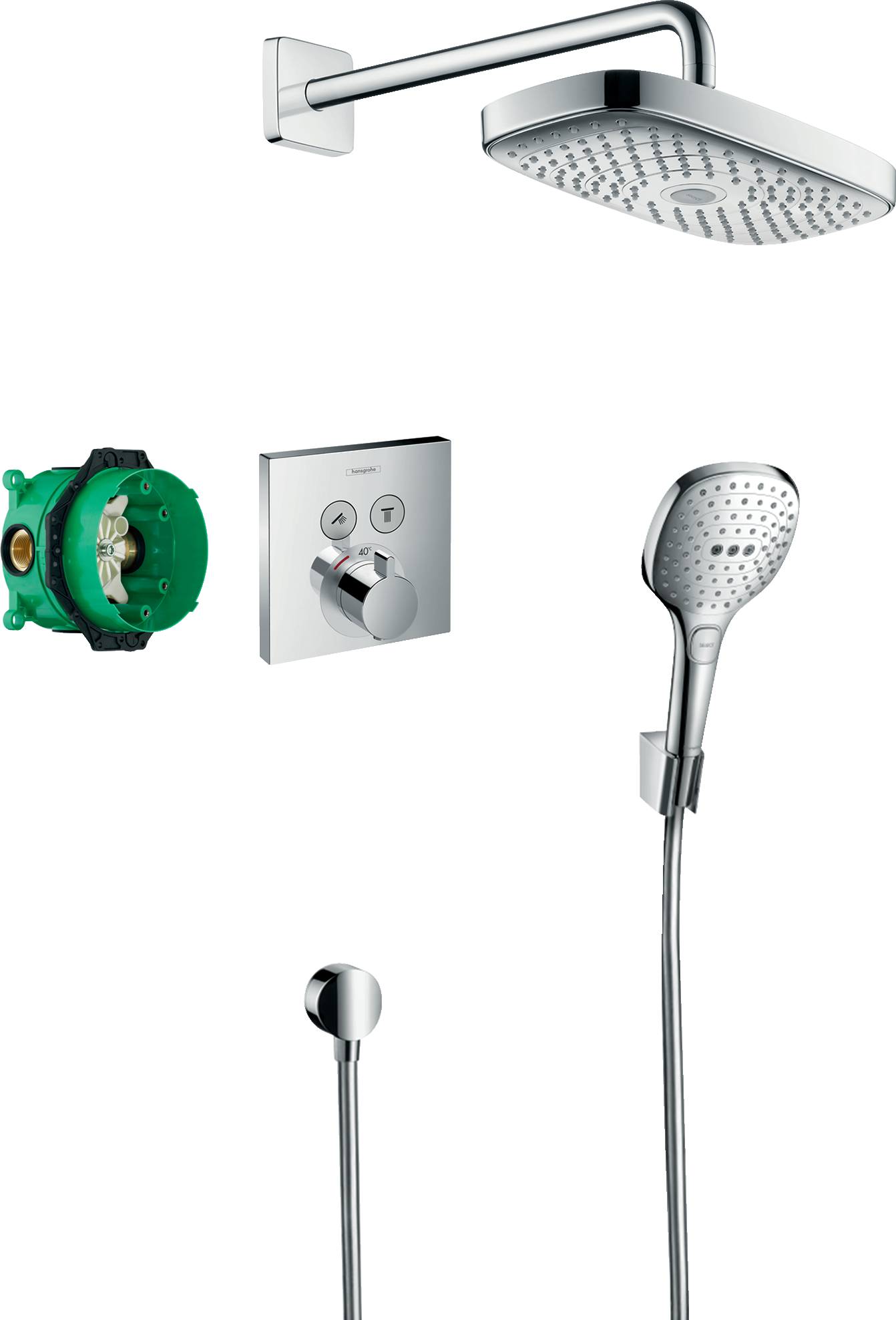 27296000 Raindance Select E Душевая система скрытого монтажа с термостатом ShowerSelect Hansgrohe 