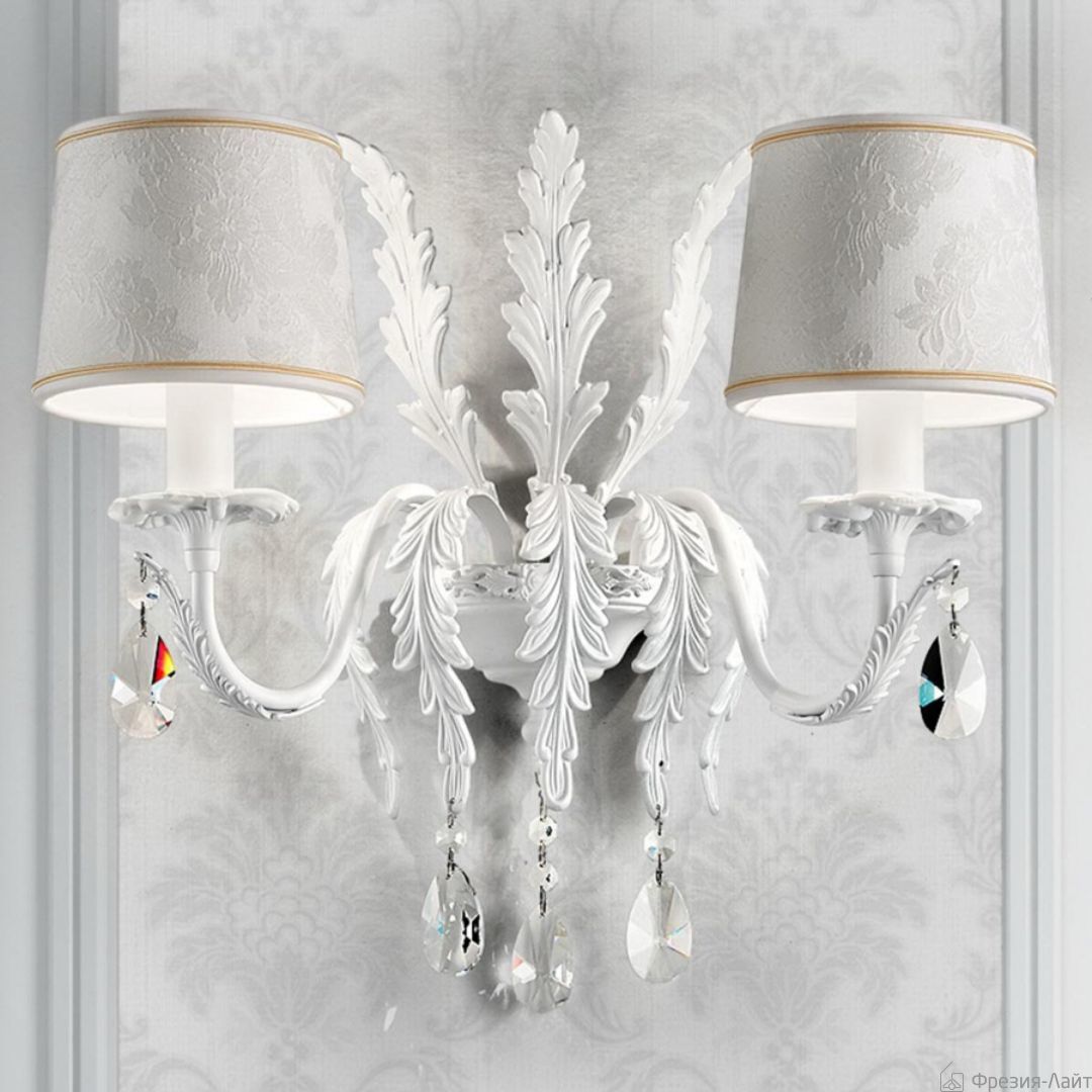 Masiero ACANTIA A2 V95 P06 DAM/14/WH CUT CRYST бра 111052