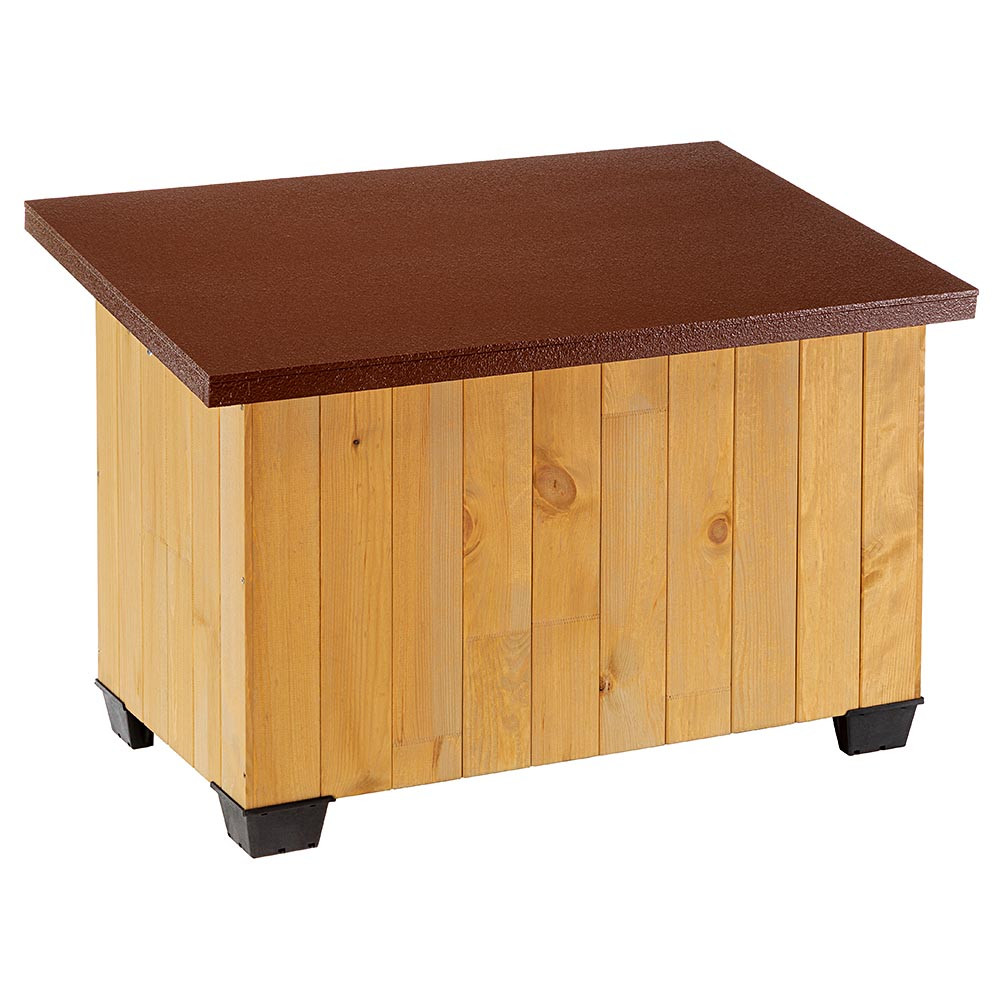 ПР0019185 Будка для собак Baita 80 деревянная, 102х70х65,5см FERPLAST  - Вид №3