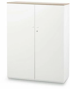 König Neurath Высокий офисный шкаф с распашными дверцами Acta plus