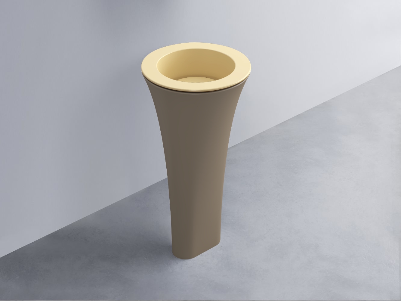 AMLA45-CN+AMPILT-CN+AMCOLT-AN Раковина Amedeo Tondo отдельностоящая cielo Enjoy + Amedeo Ceramica Cielo
