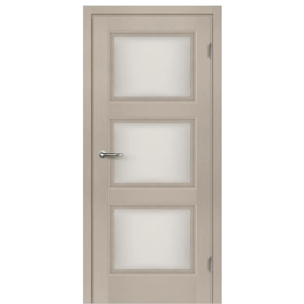 Комплект двери Трилло со стеклом 70x200 см Hardflex цвет ясень элегант с добором 150 мм МАРИО РИОЛИ STLM-2148679