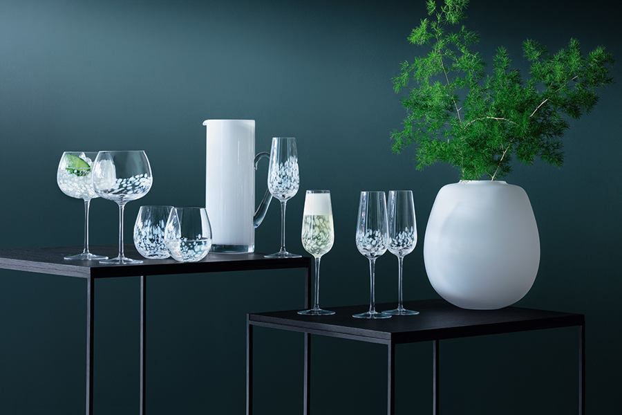 G1443-23-602 Набор из 2 круглых бокалов stipple 650 мл LSA International  - Вид №1