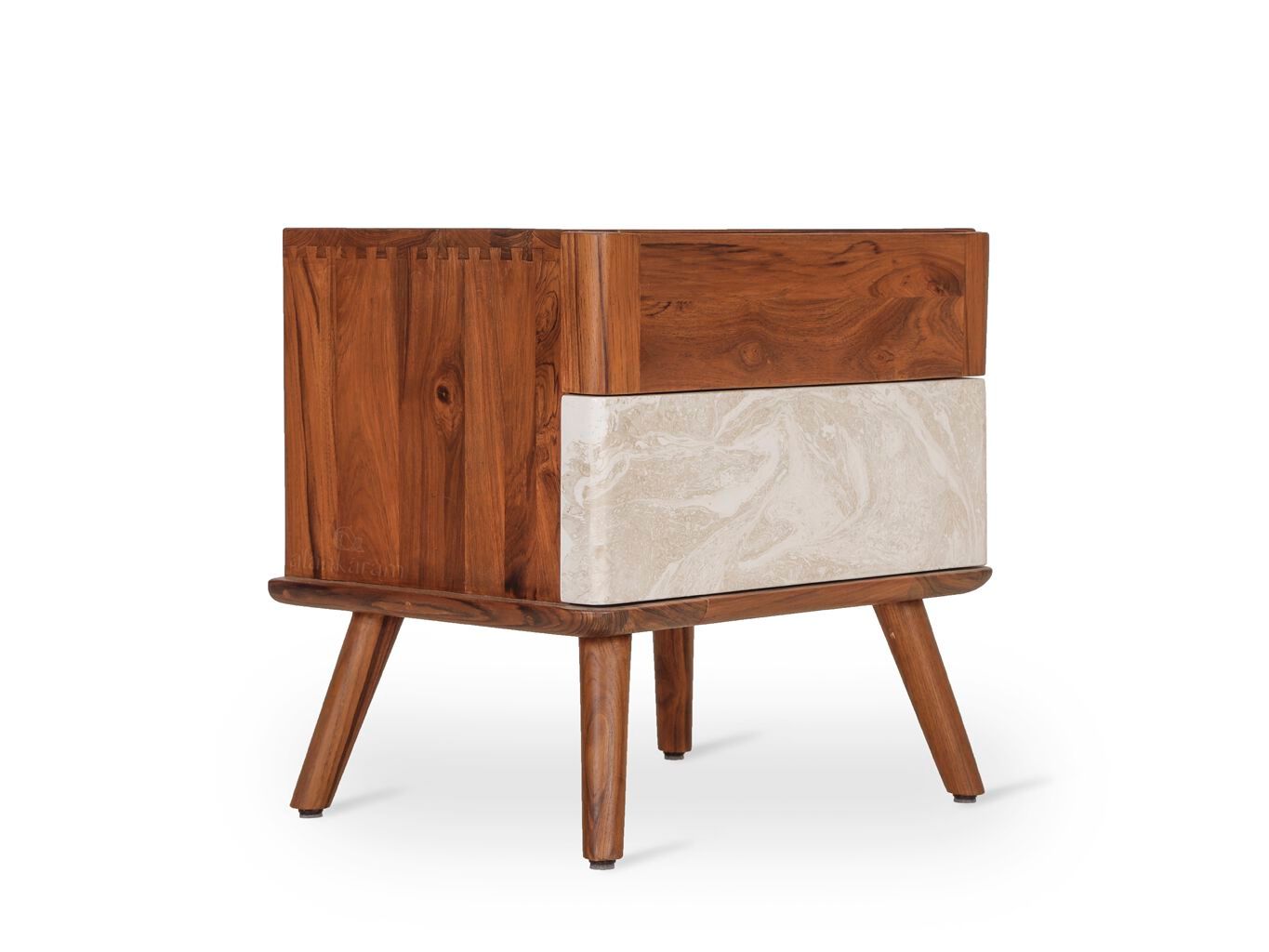 Тумбочка из тикового дерева с ящиками Alankaram KAPP ARCH-00043834