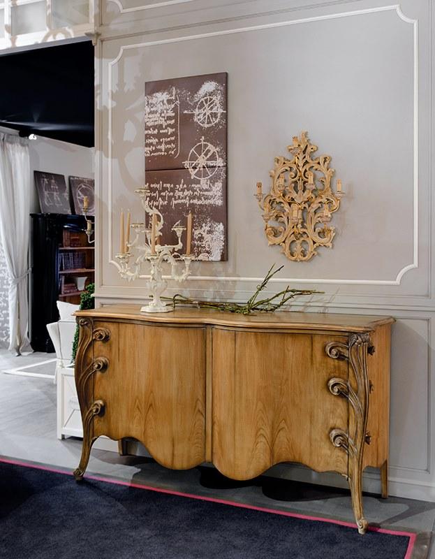 Prestige Комод вишня с распашными дверцами Capricci Cva037 - Вид №1