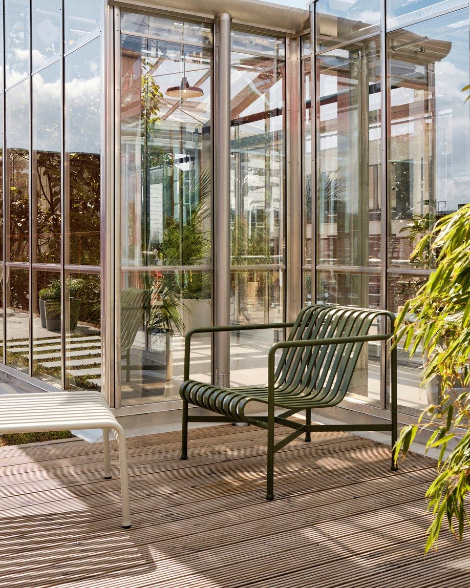 Стальное садовое кресло с подлокотниками Hay Палисад ARCH-00128999 - Вид №39