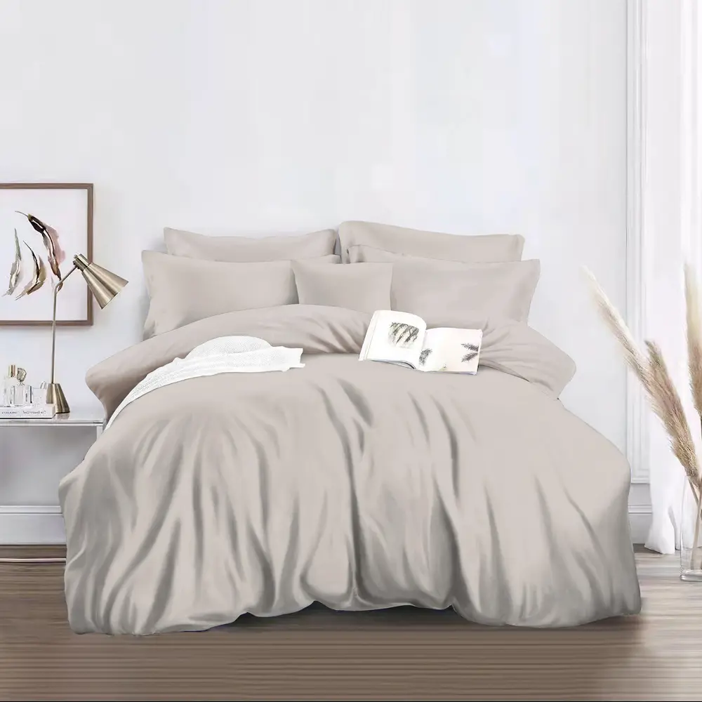 Santreyd Комплект постельного белья 422 - бежевый полисатин для двуспальной кровати 89392434 STLM-1487561 - Вид №1