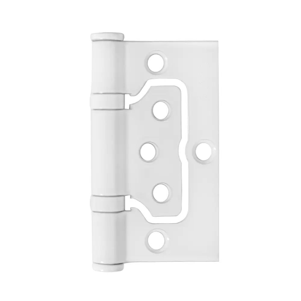 Петля бабочка без врезки Punto 75x60x2.5 мм сталь цвет белый STLM-2181240