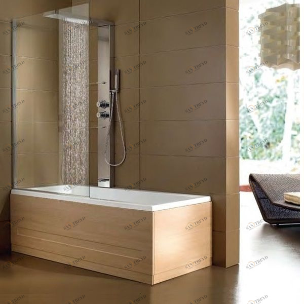 Ванна с душевой кабиной и гидро и аэромассажем ERA PLUS BOX 180 см 3ERA3S8 Gruppo Geromin