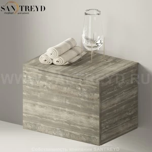Flaminia BOX Настенная тумба 70 см с 1 ящиком BX423.WE