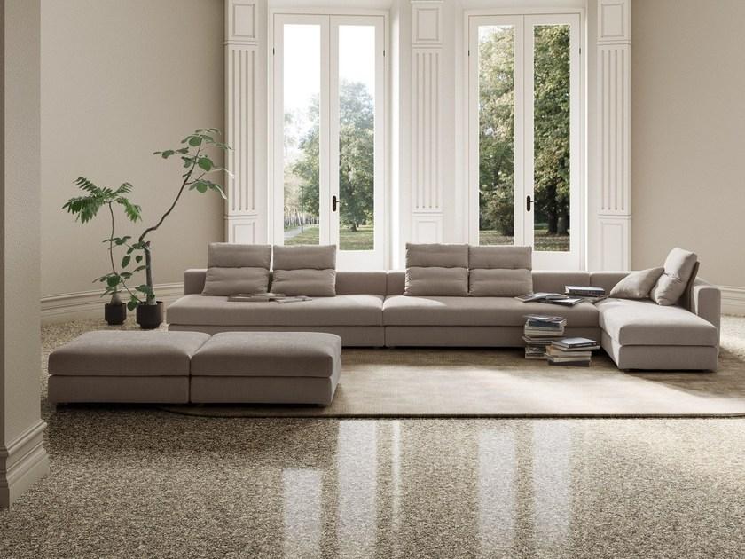 JESSE Модульный угловой диван из ткани с шезлонгом Simon sun-id-1511401 - Вид №1