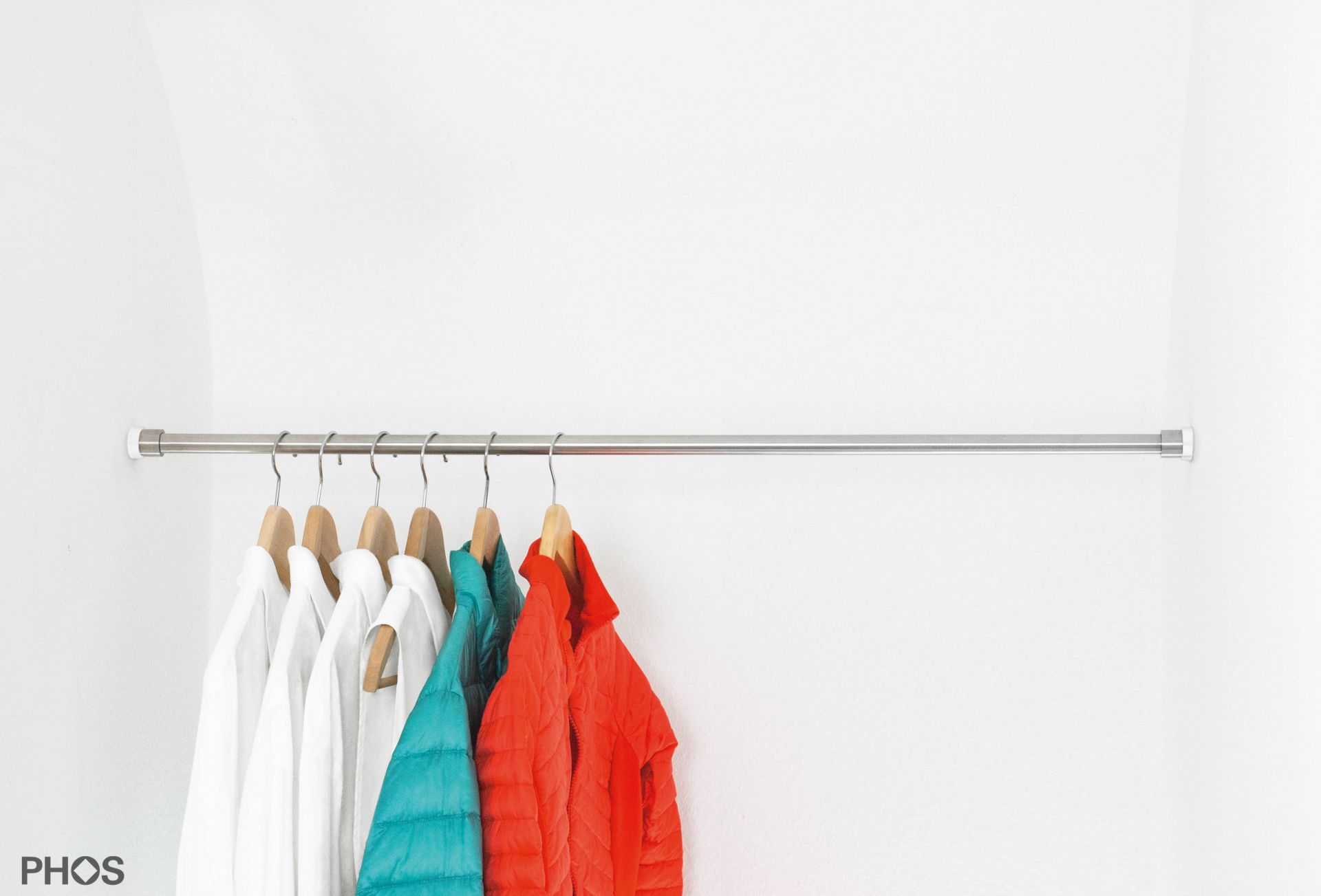 GTKS20-1-W Платяная штанга для зажима от 50 до 100 см. сделано, чтобы измерить. PHOS 