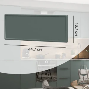 Фасад кухонного шкафа Инта 44.7x16.7 см KONSENSA МДФ цвет зеленый 89417489 STLM-2105999