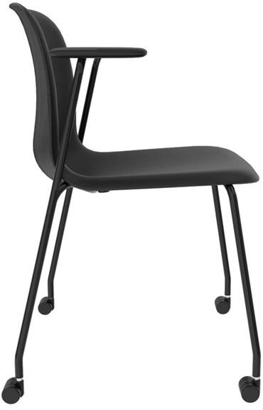 Howe Штабелируемый стул из полипропилена на колесиках Sixe sun-id-1441691 - Вид №1