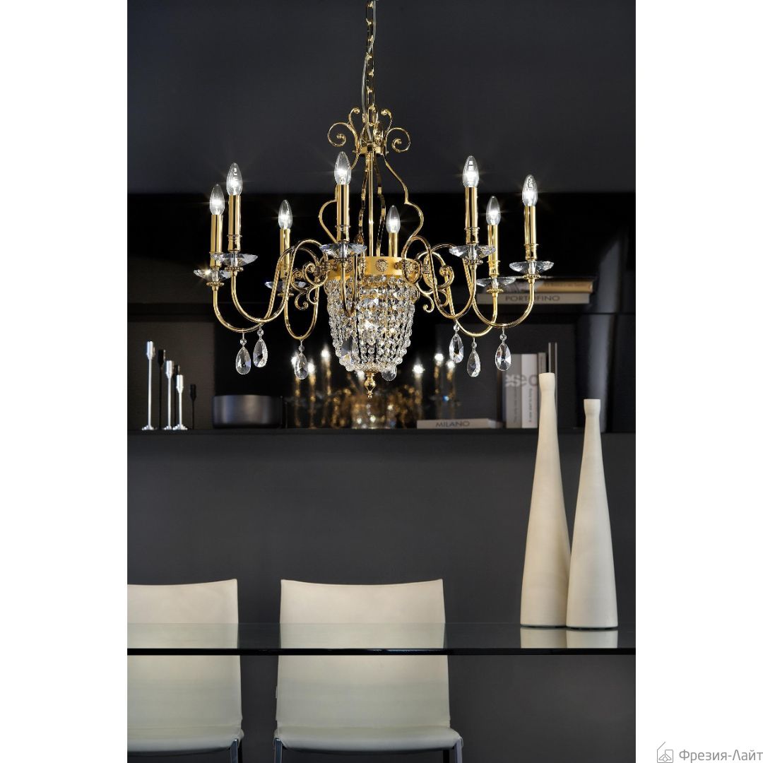Masiero Elegantia 12+1 G04+G06 CUT CRYSTAL люстра подвесная 116084
