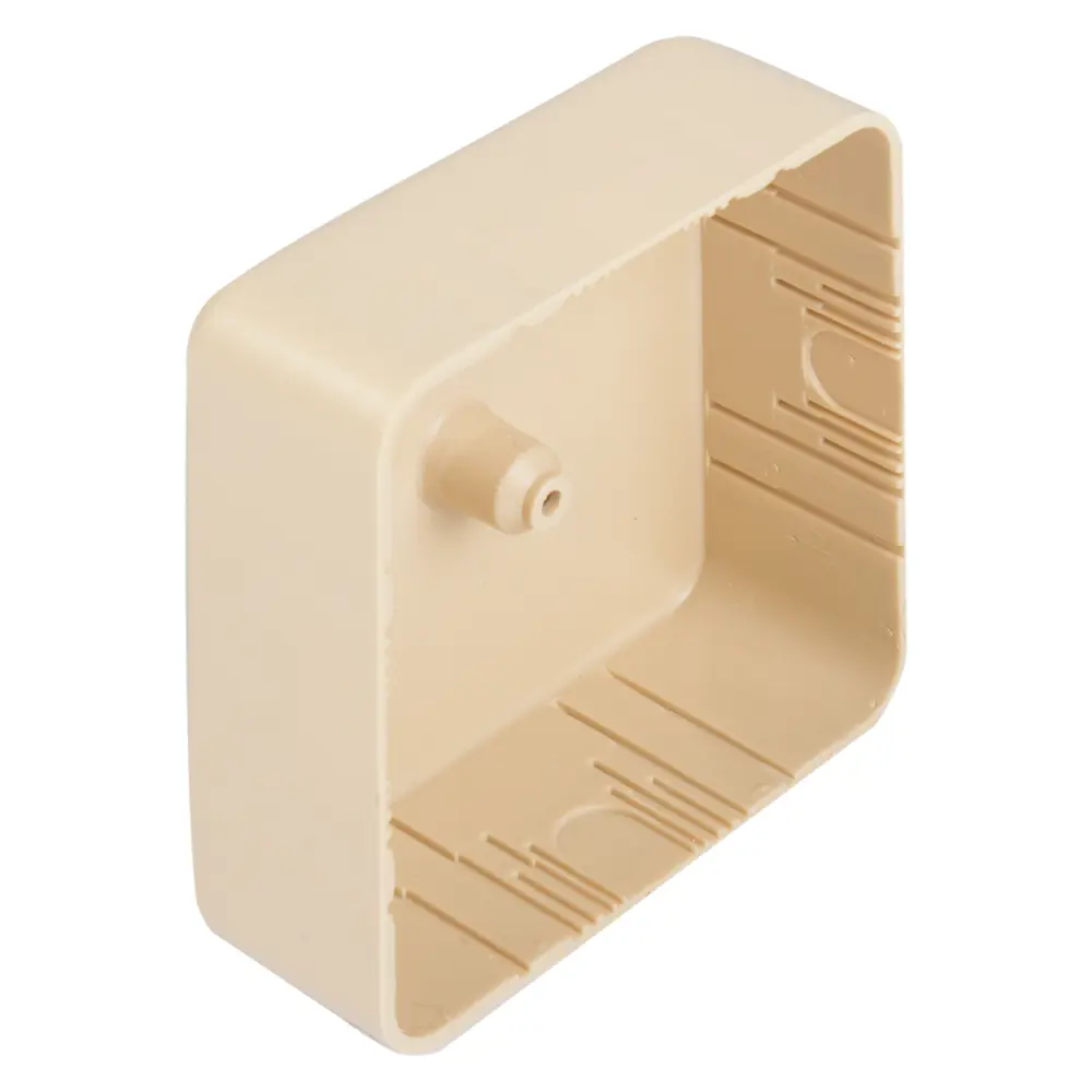 Распределительная коробка открытая TDM 75x75x28 мм 4 ввода IP40 цвет сосна STLM-2181874 - Вид №1