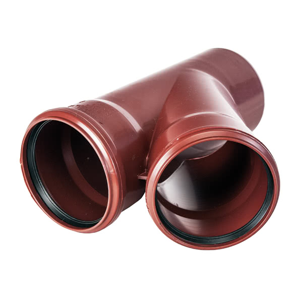 8M3145E200160 SANHA M3-145E тройник, угол 45°  DN 200x150 / OD 200x160 мм  - Вид №1