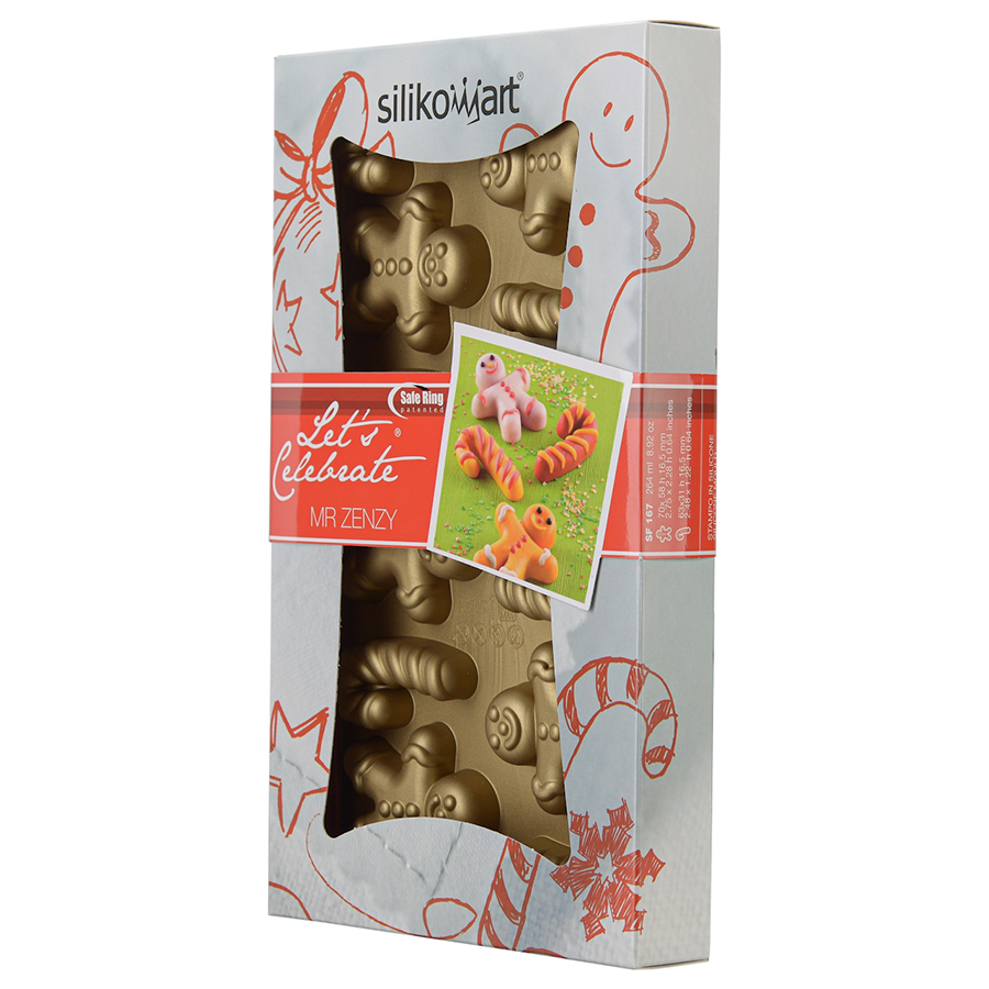 26.167.63.0068 Форма для приготовления пирожных mr. zenzy силиконовая Silikomart  - Вид №1