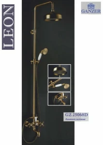 GZ 25068D Душевая система Ganzer Бронза