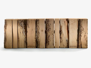 Прямоугольная деревянная консоль briccola