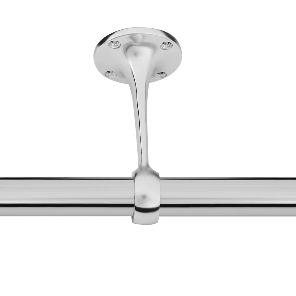 Крепление труб к стене проходное усиленное, цвет хром PALLADIUM STLM-2119716 - Вид №4