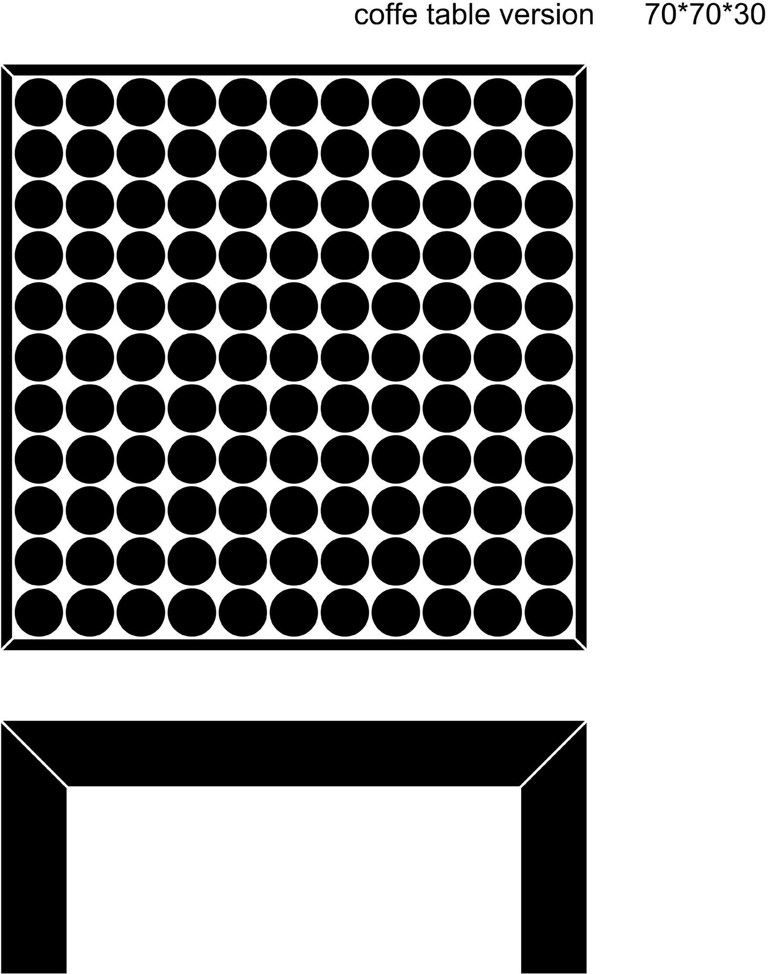 mg12 Низкий квадратный журнальный столик из массива дерева Sofia sun-id-1377619 - Вид №1
