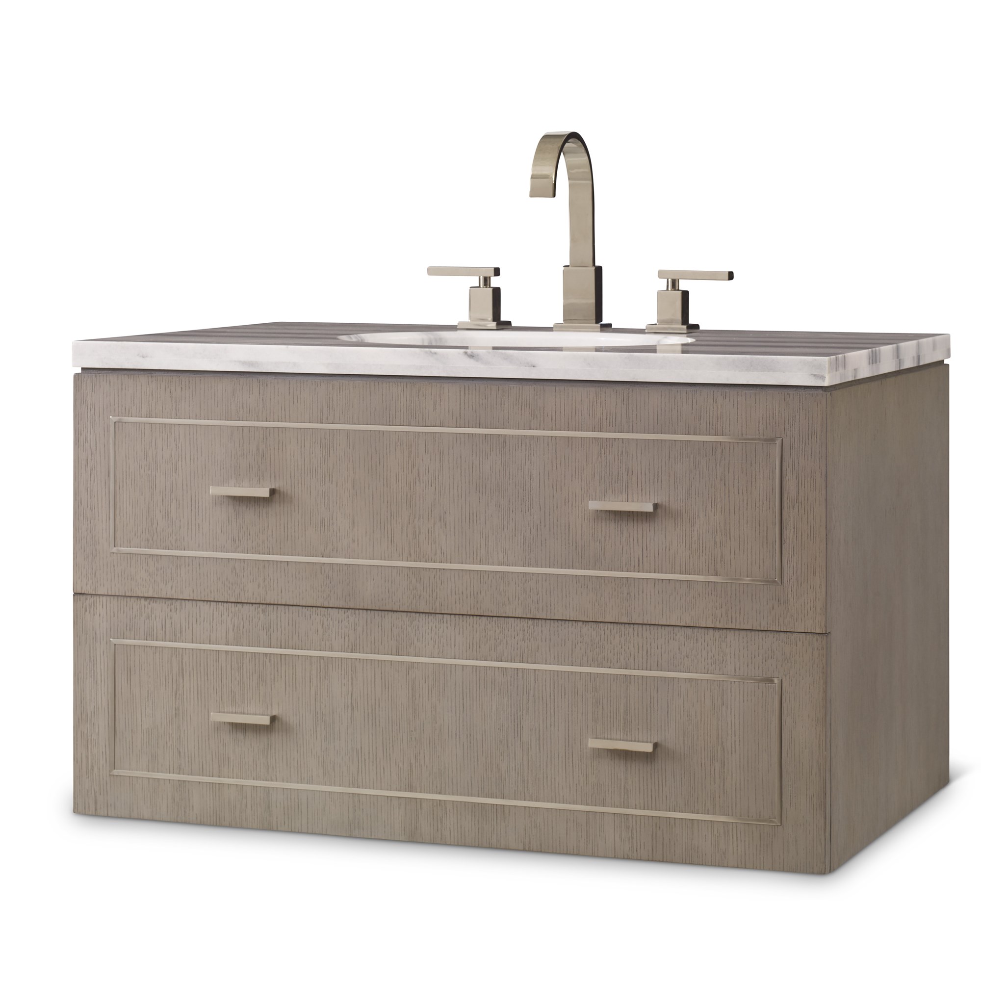 Тумбочка, средняя (от 34 до 36,5) 07230-110-201 Albany Medium Wall Sink Chest  Ambella  - Вид №1