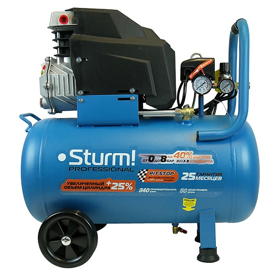 Компрессор поршневой масляный Sturm! AC93150P 9070848 STDN-0015437 - Вид №1