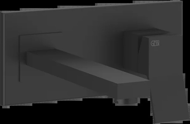 Смеситель для умывальника 53084 299 Gessi Rettangolo k МАТОВО-ЧЕРНЫЙ