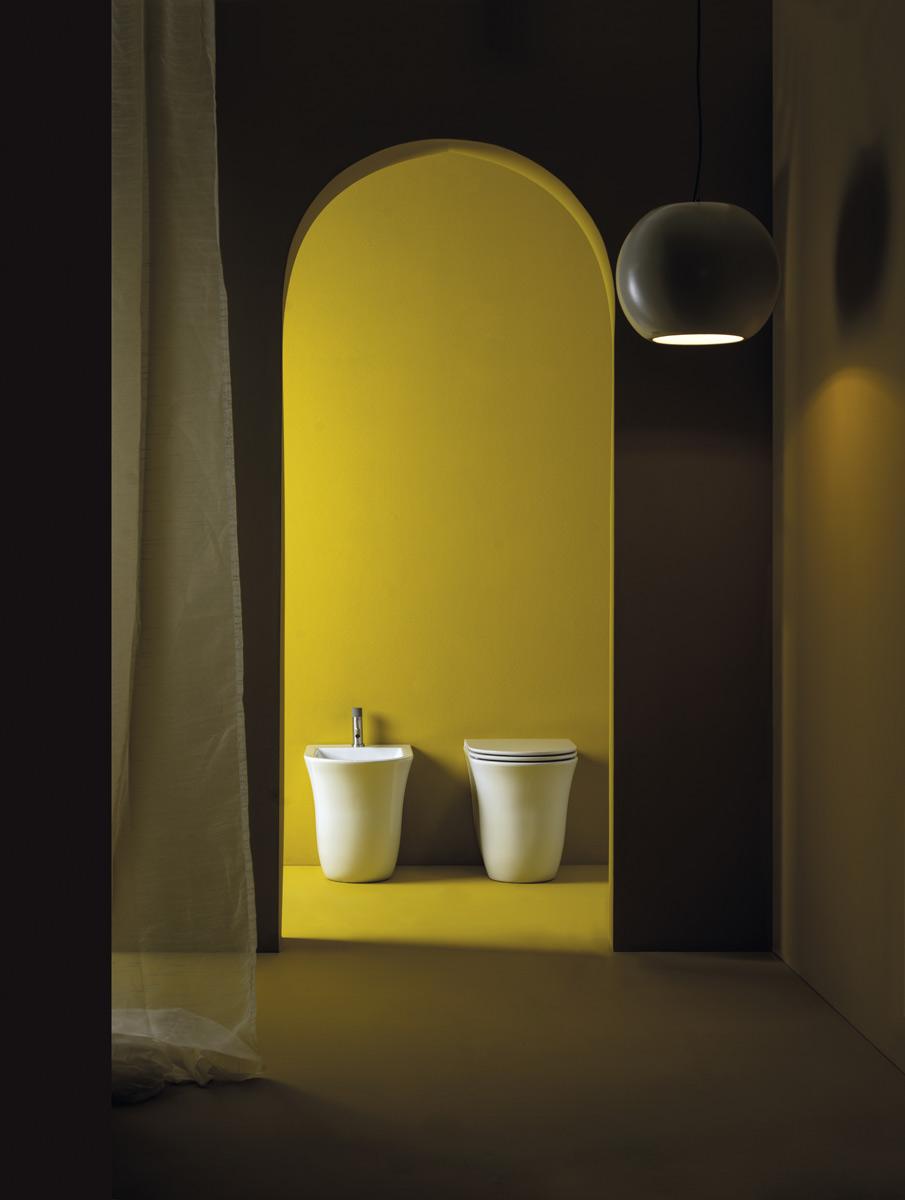 FLBI0118 Напольное биде приставное GSG CERAMIC Flut - Вид №2