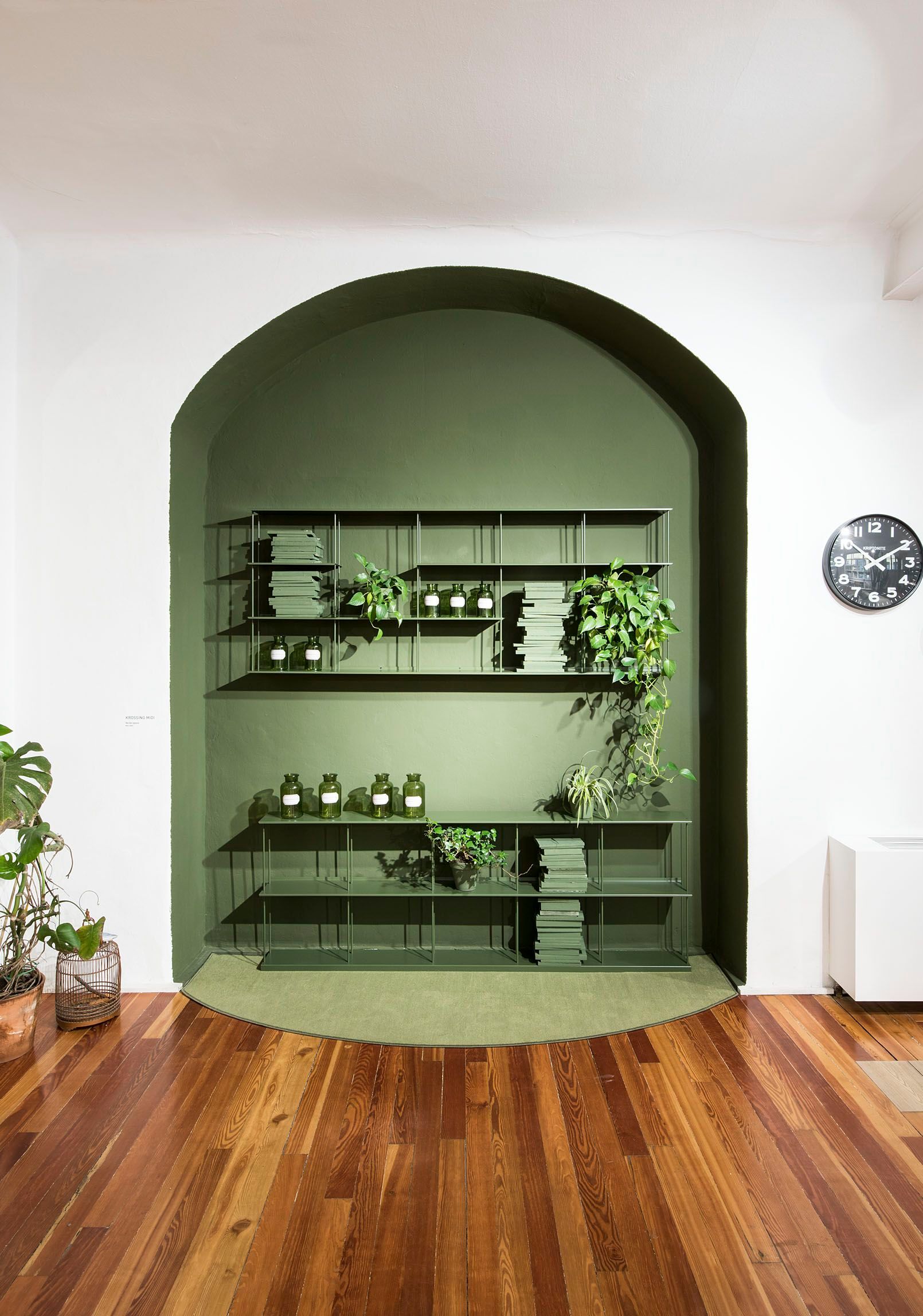 Алюминиевый секционный настенный книжный шкаф KRIPTONITE Krossing Midi ARCH-00127676 - Вид №5