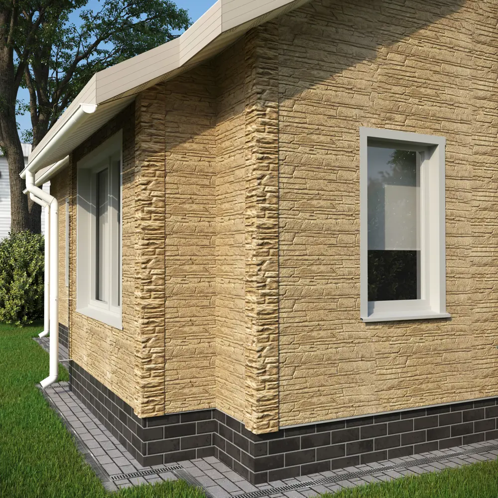 Фасадная панель FINEBER Скала с текстурой натурального камня 14380235 STLM-0004811 - Вид №4