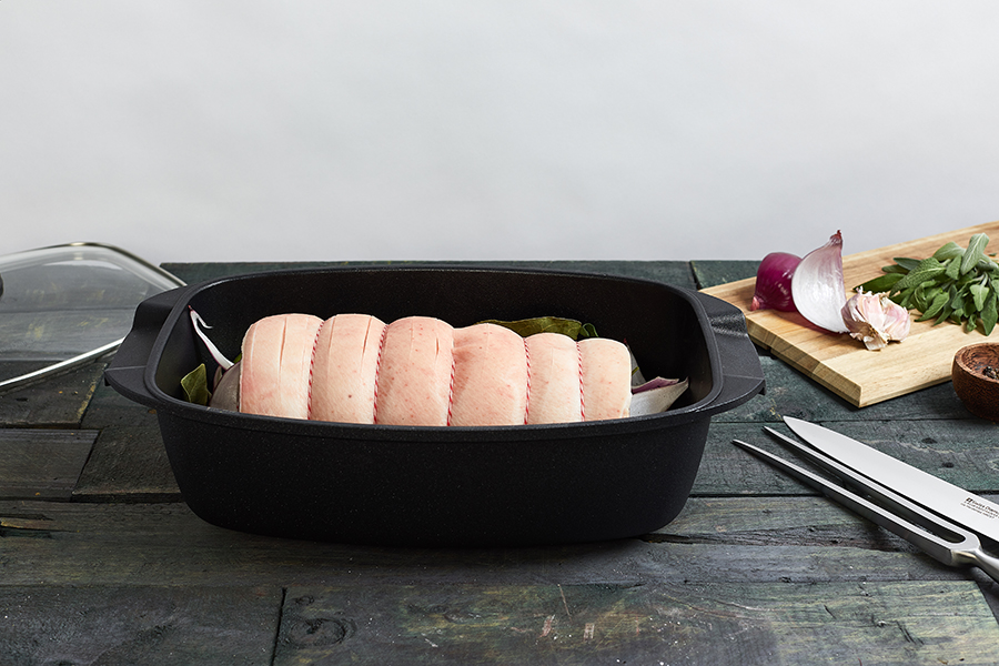 Жаровня Swioss Diamond со стеклянной крышкой, 21x33 см Swiss Diamond XD61033C - Вид №1